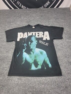 Vintage Pantera "Walk" Tour Concert T-shirt Vulgar Display Of Power Size Medium